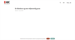 Desktop Screenshot of abcorneliussen.no